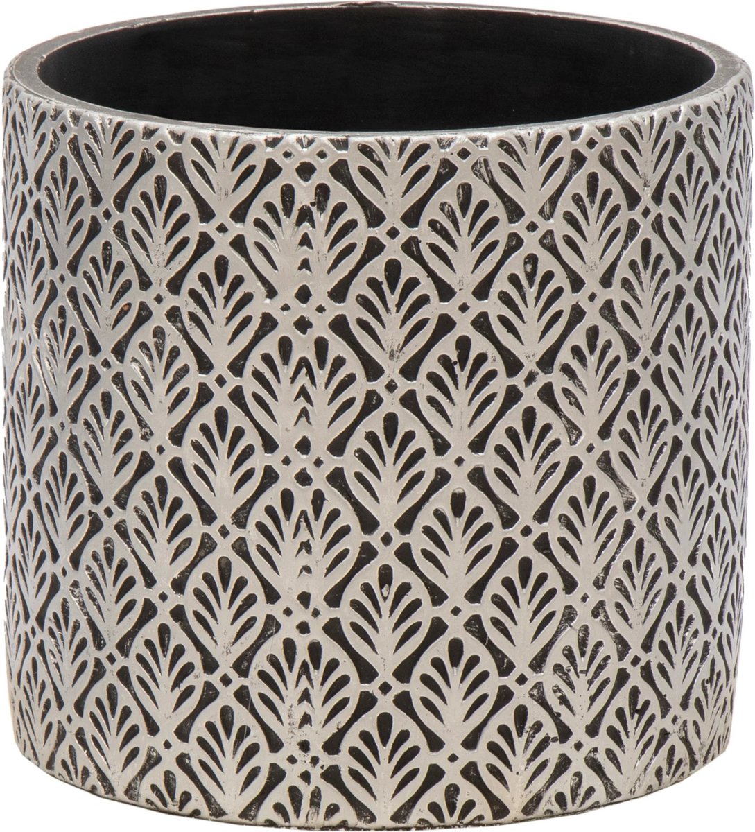 Prosperplast Plantenpot/bloempot Kunststof Glanzend Antraciet Grijs 24 X 12 X 11 Cm Voor Binnenbuiten