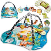 Lionelo Anika Plus Multicolor - Babygym - 2 in 1 Speelkleed - 5 speelgoed