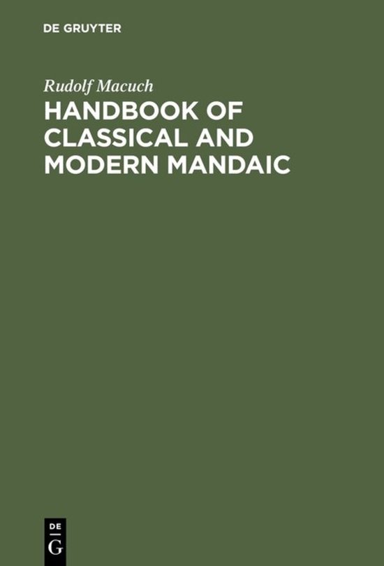 Handbook of Classical and Modern Mandaic - cover