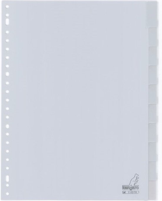 Kangaro Divisori A5 In PP 120 Micron - 10 Pezzi, 17 Righe, Colori Assortiti, Per Registri - Foto 10