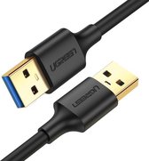 UGREEN 10369 - Câble Data SuperSpeed USB-A vers USB-A - USB 3.0 - 5Gbps - 0.5m - Zwart
