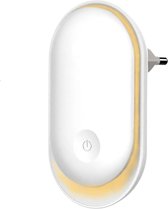 LED Plug-in Nachtlampje - Stopcontact Lampje met Sensor - Voor de Kinderkamer - Babykamer - Zacht, Warm Licht - Schemerlampje
