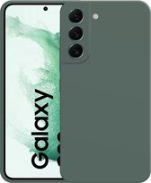Cazy Soft TPU Hoesje - Geschikt voor Samsung Galaxy S22 - Flexibel - Perfecte Pasvorm - Groen