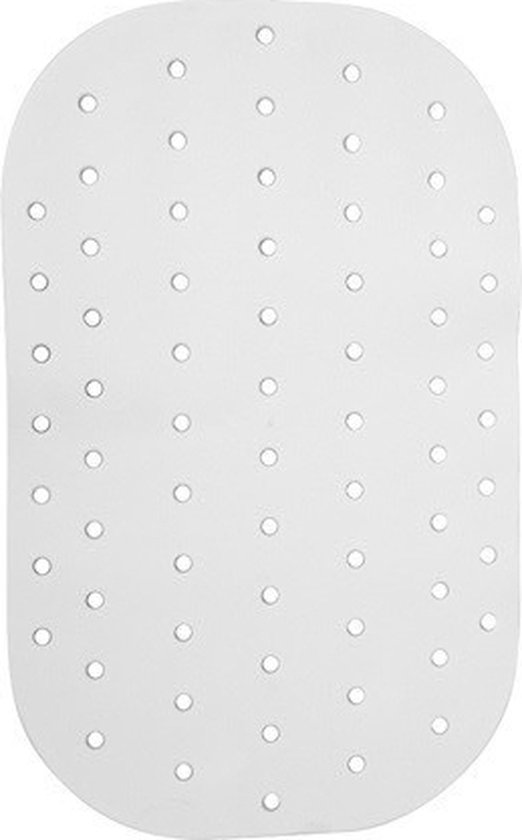 weefgetouw Oeganda Stal Witte antislip badmat met zuignappen 54 x 35 cm - Douchematten/badmatten -  Badkamer... | bol.com