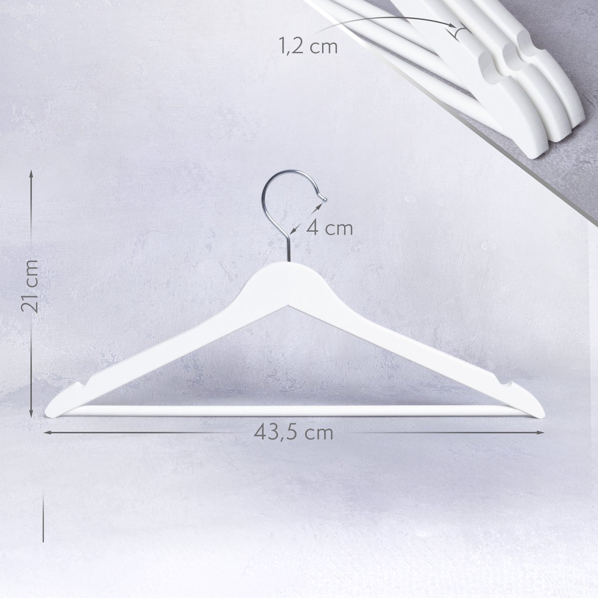 Nancy's Fluwelen Kleerhanger Set - 30 Stuks - 45 cm - Anti-slip - Broe