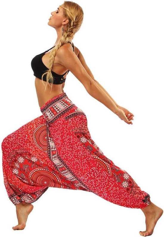 Jumada's yoga pants | Arabische harem broek | Strandbroek | Rood