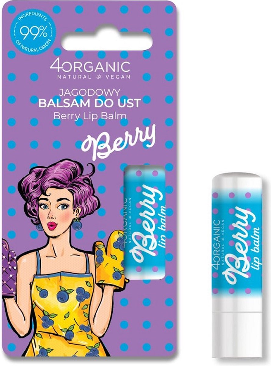 Pin-up Girl natuurlijke lippenbalsem Berry 5g