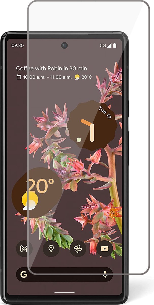 Screenprotector geschikt voor Google Pixel 6 - Gehard Glas Screen Protector GlassGuard