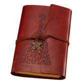 Journal portable reliure à anneaux livre de recettes écriture rechargeable bricolage Vintage Scrapbook acheter Cuir marron