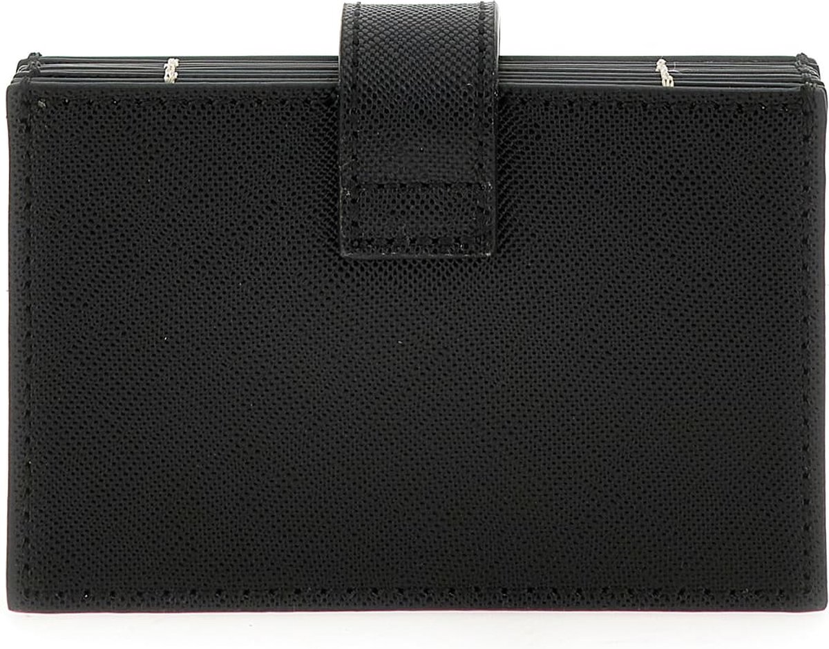 Guess Card Case Keyring Dames Portemonnee Zwart
