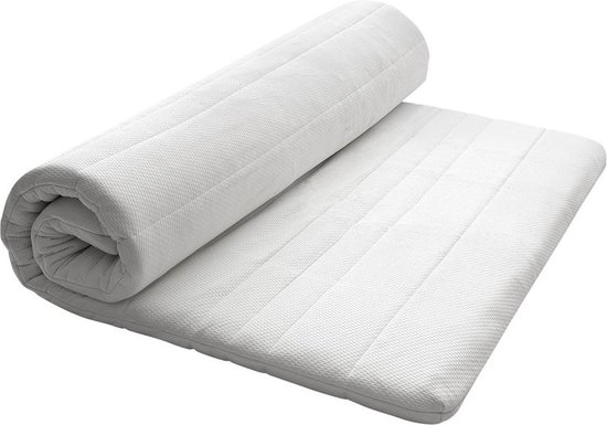 WENDRE Matras Topper 180x200 – 7 cm Koudschuim – Stevig H3 – Comfort – Ademend – Wasbare Hoes met Antislip Onderzijde