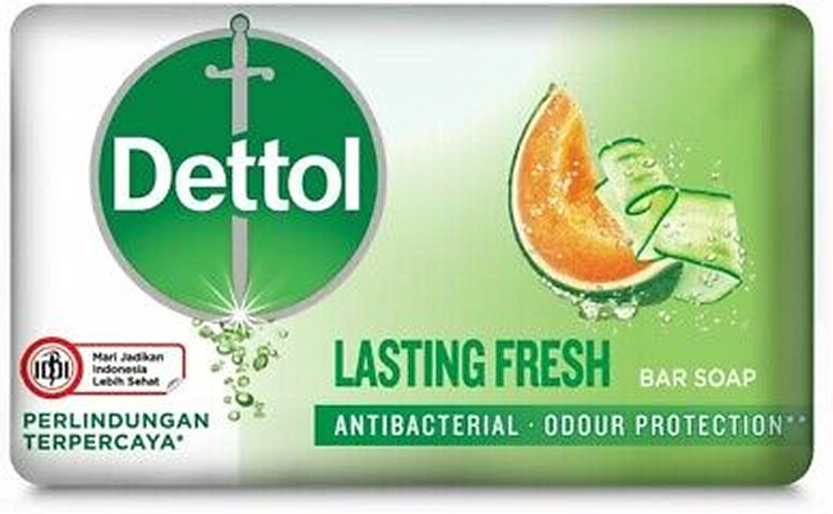 Dettol - Handzeep - Lasting Fresh - Honeydew & Cucumber - Zeepblok - 100gram
