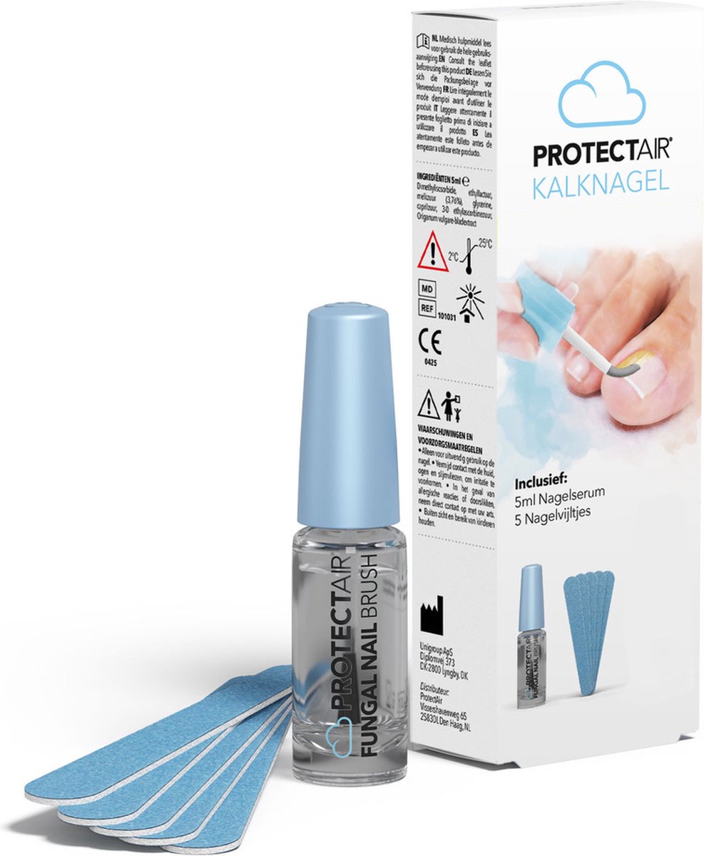 Goedkoopste ProtectAir kwastje / nagelserum / Kalk nagel behandeling / Schimmelnagel behandeling - 5 ml