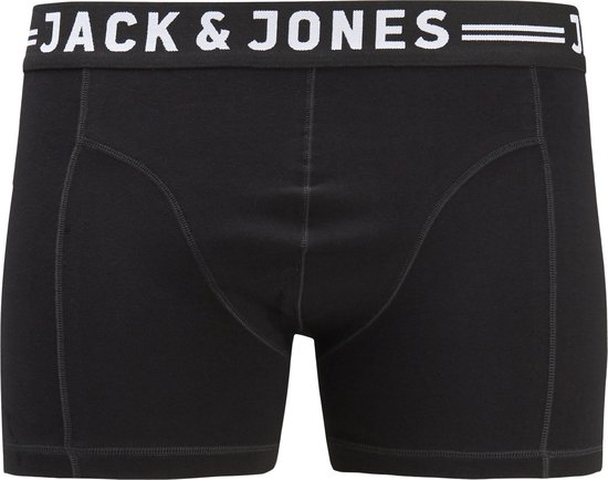 Zwarte boxer met witte 'JACK & JONES' band.