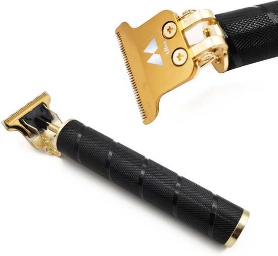 Allsa Tondeuse - Tondeuse Mannen - Trimmer - Baardtrimmer - Baardtrimmer Mannen - USB Oplaadbaar - Ruis Onderdrukking - Stainless Steel - Cadeau -Zwart