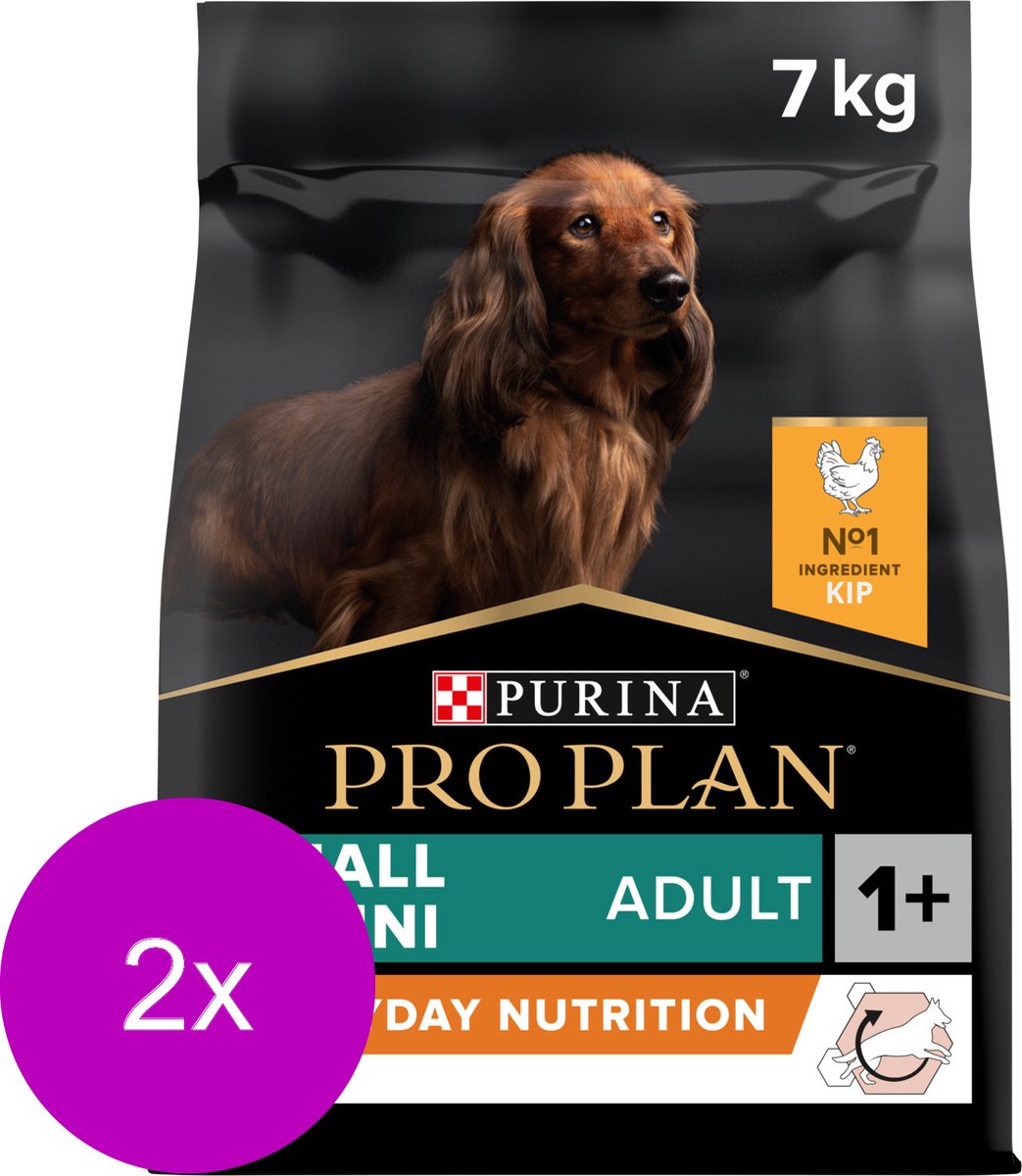 Pro Plan Dog Adult Small & Mini Breed Kip - Hondenvoer - 2 x 7 kg