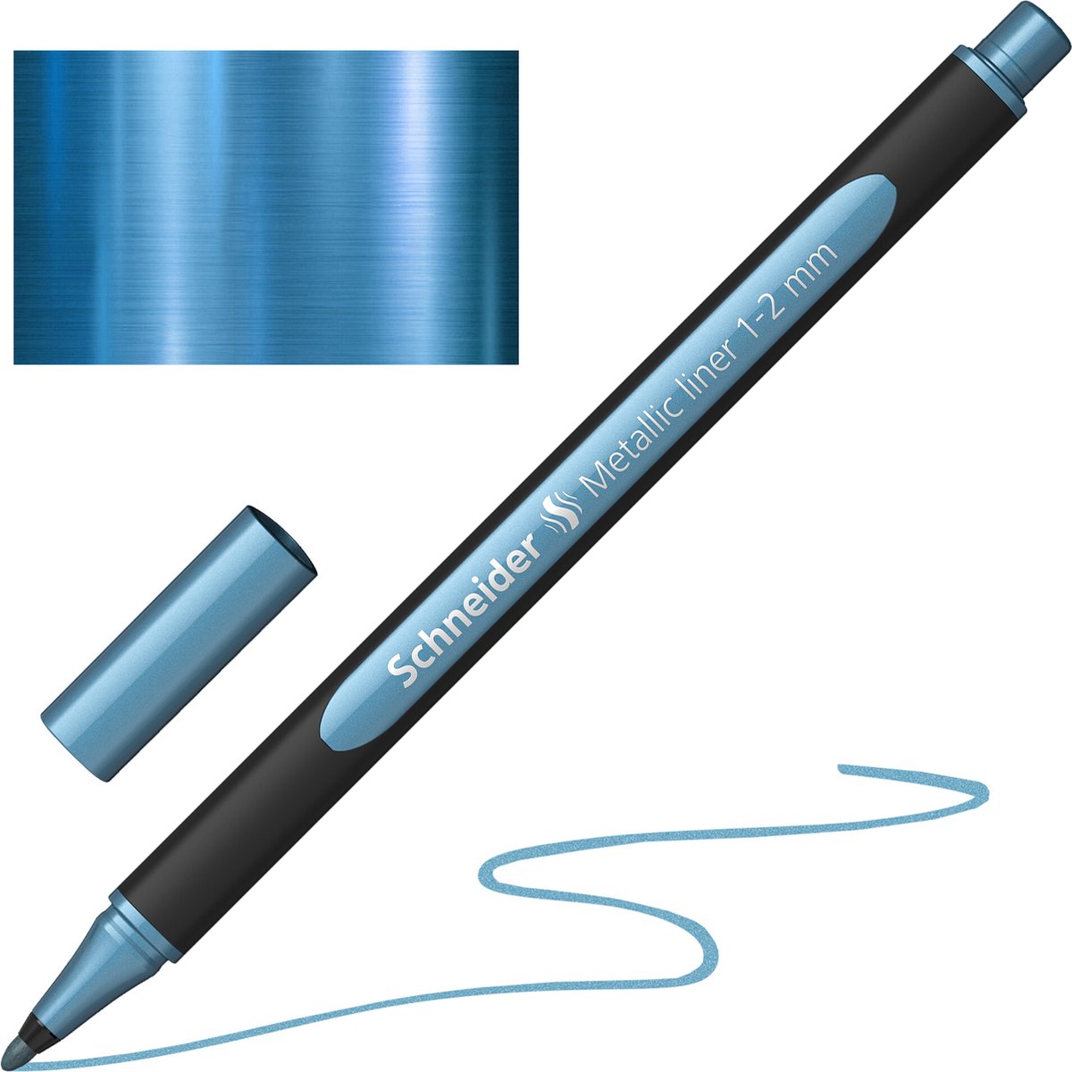 Schneider metallic liner - Paint-It 020 - 1-2mm - polar blauw metallic - S-ML02001030