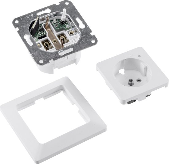 BSEED Wifi Schuko Dubbele Stopcontact met USB C 20W Snellader, Slimme