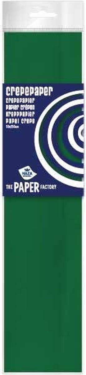 Crepe Papier Legergroen (20+ kleuren) - Crepepapier t.b.v. maken slingers / pompoms / bloemen etc. - Gekleurd Papier Knutselen - Knutselpapier - Crepe Papier Legergroen