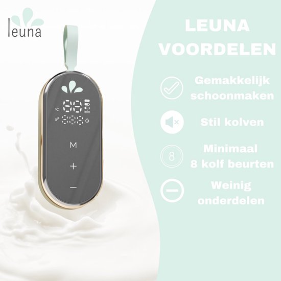 Handsfree Elektrische Borstpomp - 3 Modi, 8 Standen, Stil En Pijnloos Met LED-Display (Groen)