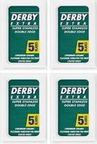 Derby Blades Set - Double Edge Blades Shavette Mesjes - Extra Blue - Extra - Premium - voor Shavette of Safety Razor