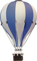 Super Balloon Decoratieve Luchtballon | Kinderkamer Decoratie | Luchtballon Mobiel babykamer | Beige/Blue Medium