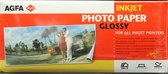 Agfa Inkjet Fotopapier Glossy - 148 x 355 mm - 24+3