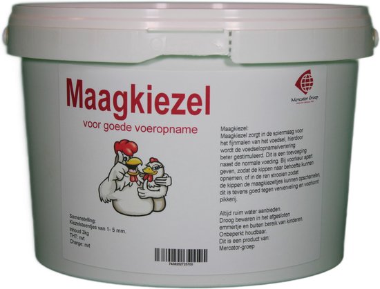 Mercator Maagkiezel - Vertering en voeropname - Kippen - 3 kilo