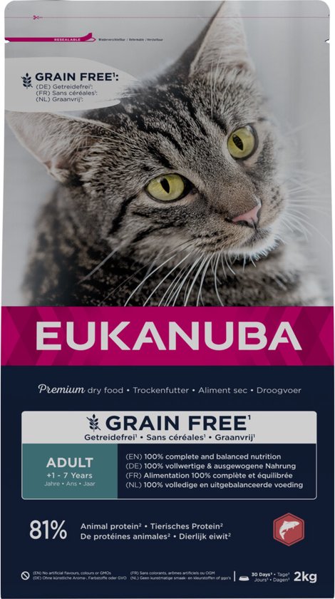 Eukanuba Adult Graanvrij Zalm 2 kg