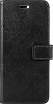 Hoes Geschikt voor Samsung A54 Hoesje Bookcase Hoes Flip Case Book Cover - Hoesje Geschikt voor Samsung Galaxy A54 Hoes Book Case Hoesje - Zwart