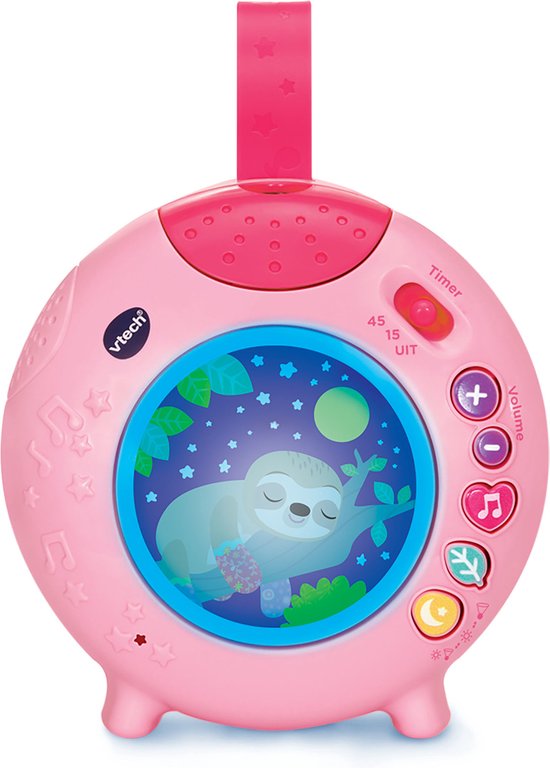 Foto: Vtech dierenvriendjes snoozy dromenland projector educatief speelgoed geluiden en muziek van 0 tot 3 jaar roze