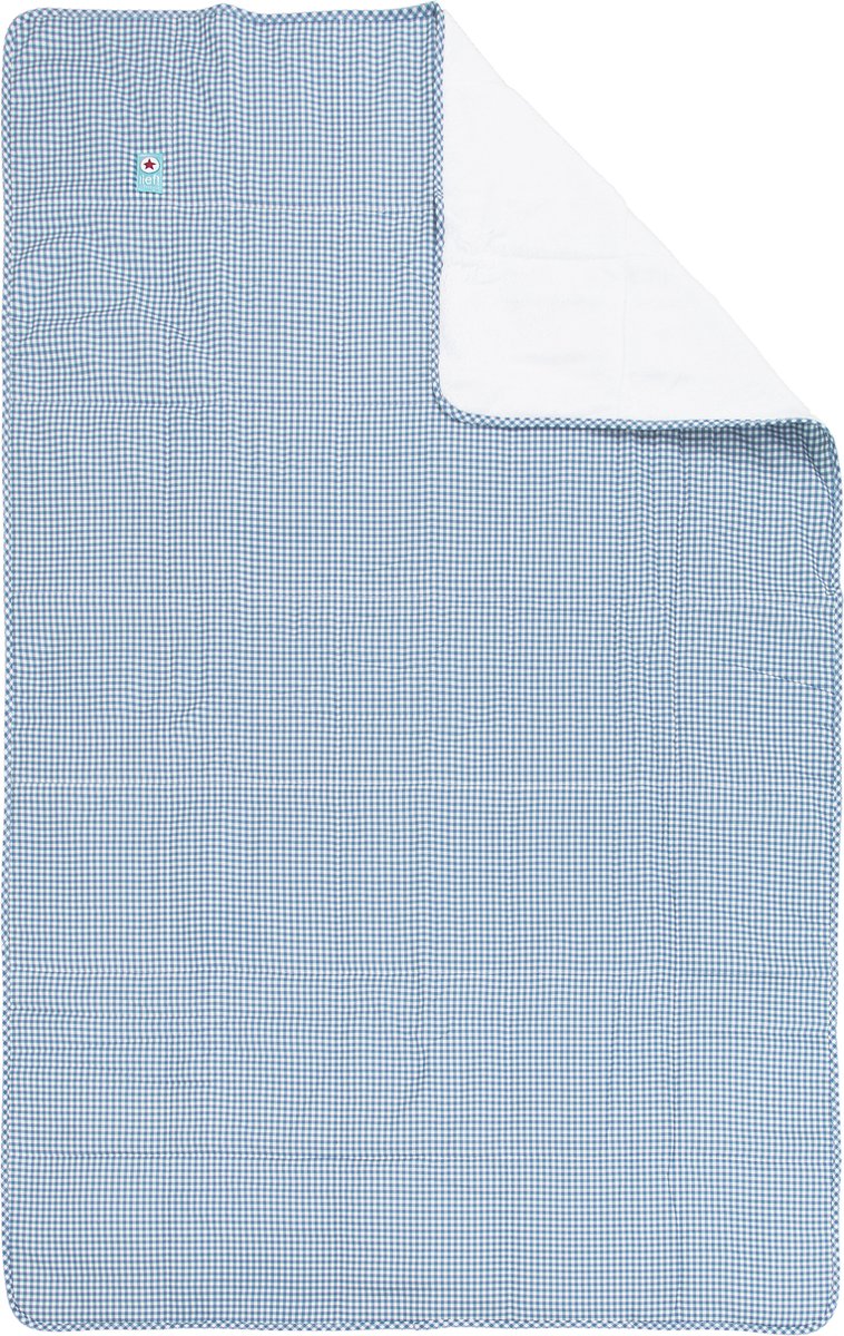 Lief! Vichy - Deken - 100x150 cm - Blauw