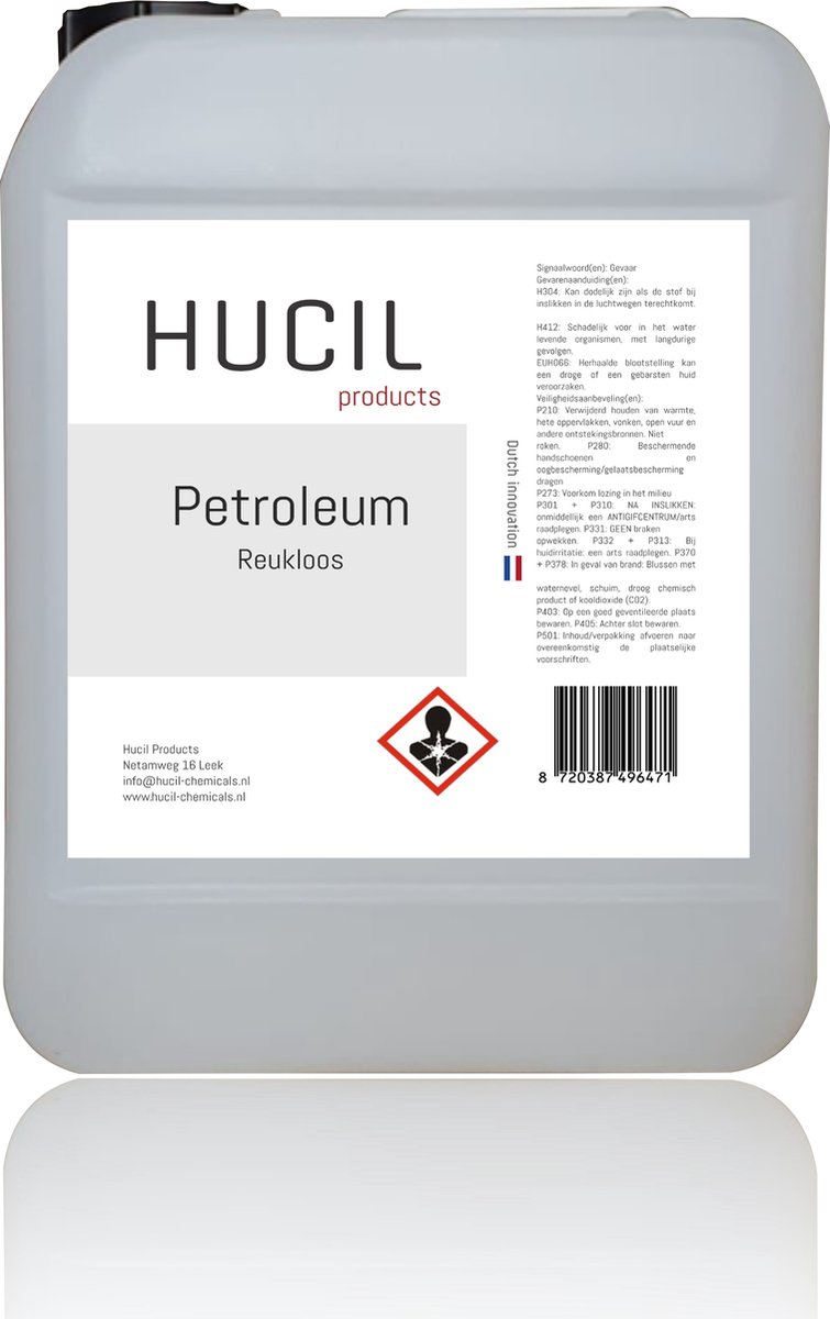 Petroleum - 20 liter - zuivere petroleum - geurloos en kleurloos - transparant - 20 liter