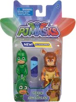 PJ Masks Gekko en Gürtel figuren - 7 cm - Merchandise - Speelfiguren - Van de tv serie