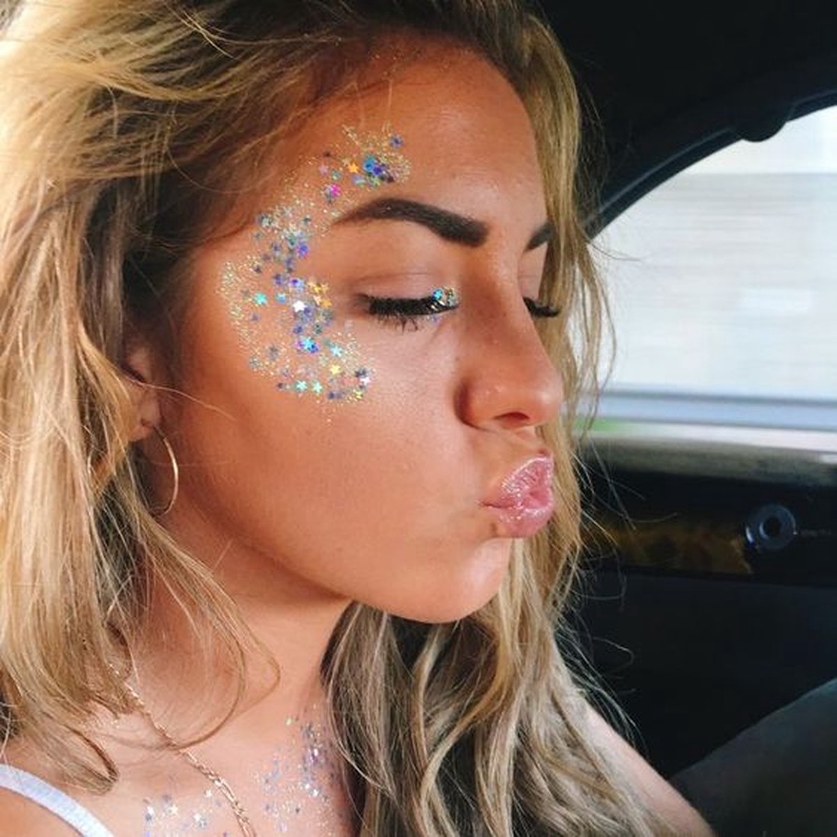 Glitter Gel Lijm met kwast 4ML [Huidlijm voor gezicht en lichaam - Face and Body Glitter Glue] — cadeau in Verzorging - foto 3