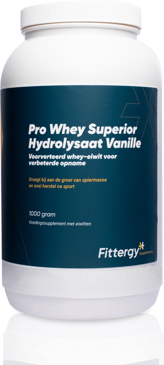 Fittergy Supplements Pro Whey Superior Hydrolysate Vanille 1000 gr