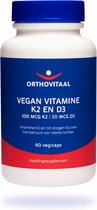 Orthovitaal Vegan Vitamine K2 100mcg & D3 50mcg 60 vegacapsules