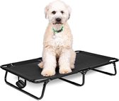 Topmast Hondenstretcher Outdoor Maxi XL - 120 x 80 cm - Zwart - Honden Ligbed - Stretcher - Hondenbed op Pootjes - Hondenstretchers