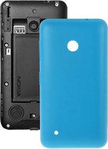 Effen kleur kunststof batterij achtercover voor Nokia Lumia 530 / Rock / M-1018 / RM-1020 (blauw)