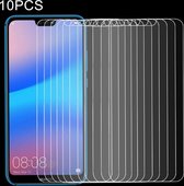 10 STKS voor Huawei P20 Lite 0.26mm 9H Oppervlaktehardheid 2.5D Explosieveilige Gehard Glas Screen Film