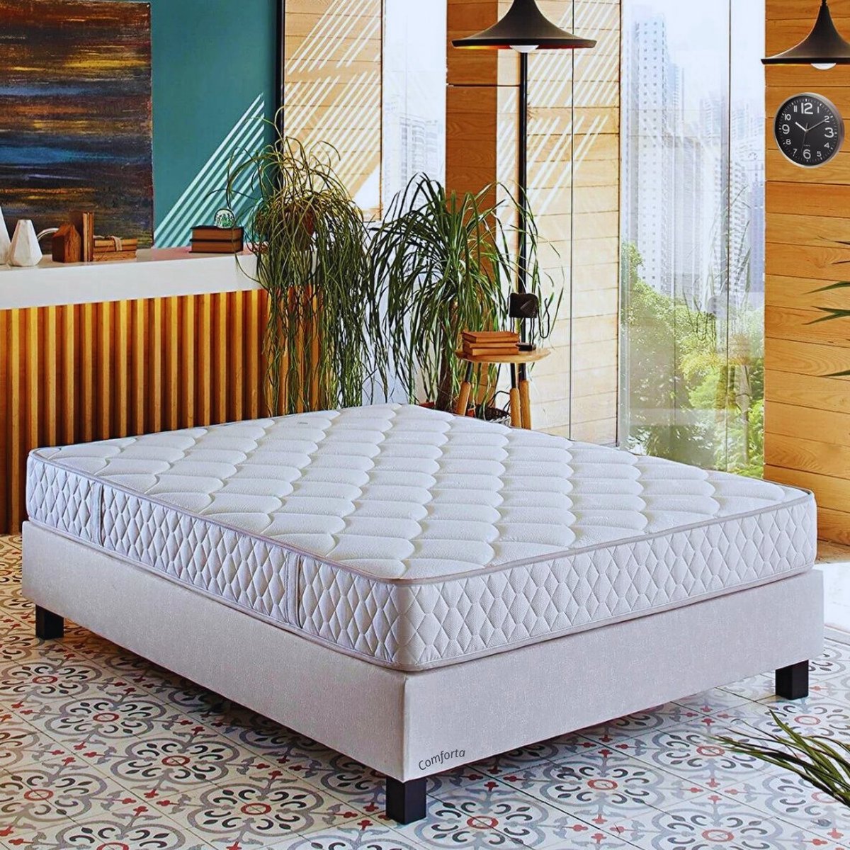 Comforta - Tweepersoons - Pocketveringmatras - 140x200x21 - Antiallergisch - Tencel - 21cm