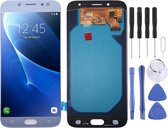 Oled Materiaal LCD-scherm en Digitizer Full Assembly voor Galaxy J7 (2017), J730F / DS, J730FM / DS (blauw)