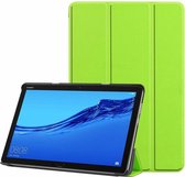 Huawei MediaPad M5 Lite 10.1 Tri-fold Book Case - Groen