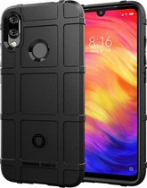 Hoesje voor Xiaomi Redmi Note 7 - Beschermende hoes - Back Cover - TPU Case - Zwart