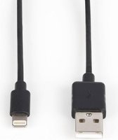 Sweex Lightning naar USB kabel / zwart - 1 meter