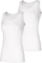 Apollo | Bamboe hemd dames | Wit | Maat | 2-Pak | Maat XL | Dames Hemd