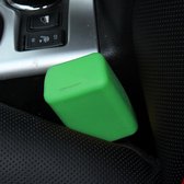 Veilige rubberen autogordelclips Vergrendelingsgespen Beschermhoes (groen)