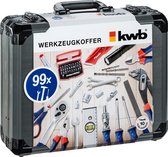 KWB - Gereedschapskoffer - in aluminium koffer - 99-delig