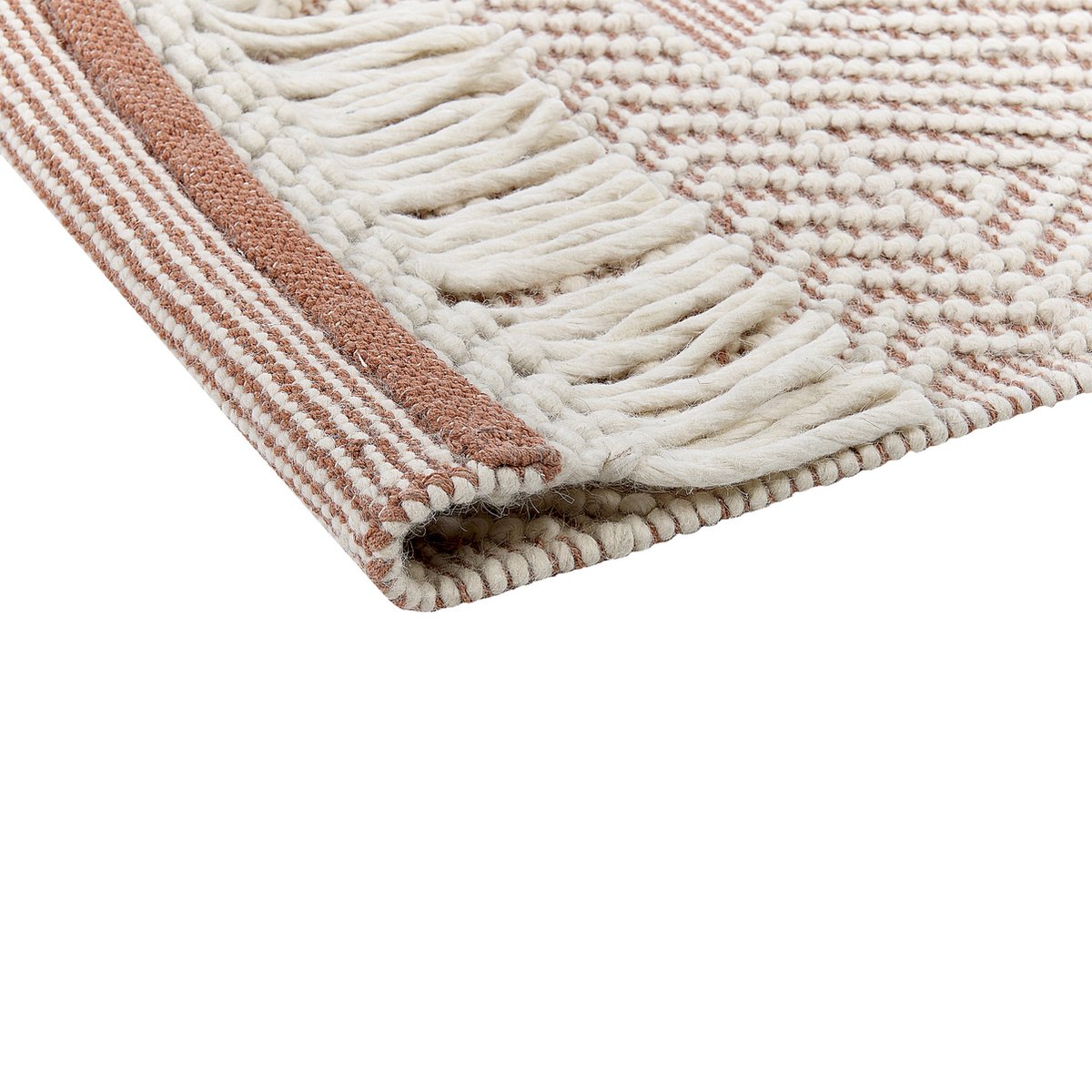 Beliani KESTEL - Modern vloerkleed - Beige - 160 x 230 cm - Wol
