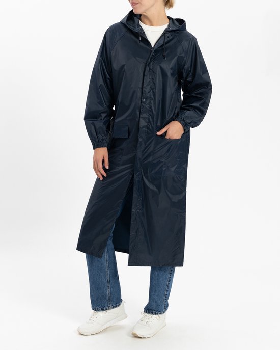 JC Blue Trenchcoat – Navy – Regenjas dames – Regenjas Heren - waterdicht - Maat L